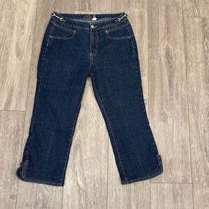 Kikit Jeans Women's Stretch Capri Denim Size 8